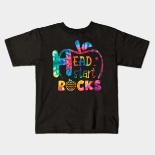 Head Start  Tie Dye Back to School Teacher Kids T-Shirt